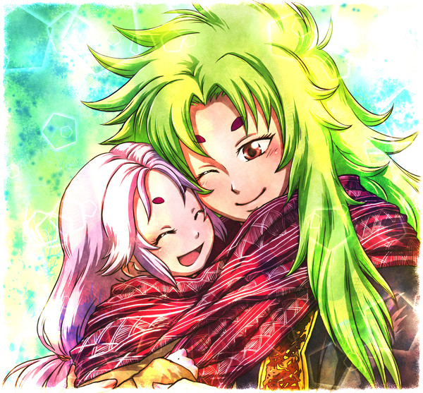 大羊＋子羊＝微笑ましい♪