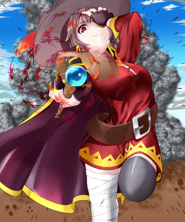 くらえ！我が爆裂を…(　きまった！　)