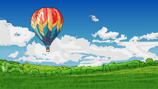 Balloon on the Sky