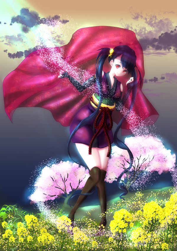 春のお忍び娘