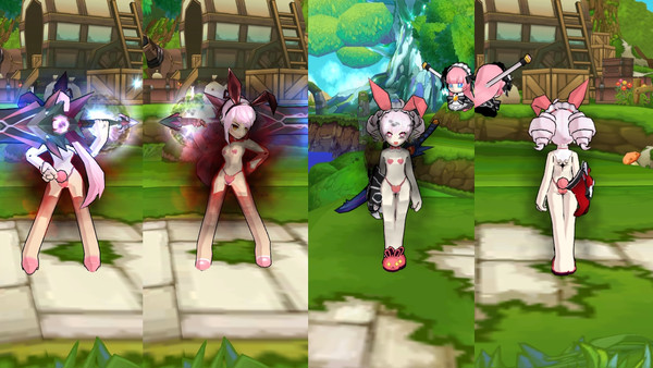Elesis+Lu Bunny Heart Suit