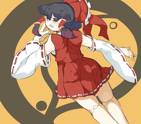 霊夢でお尻を描く練習