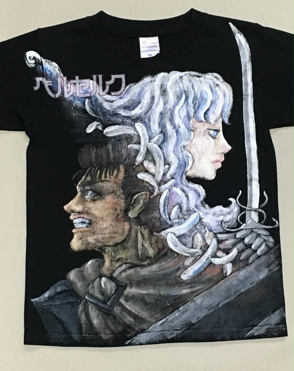 Tシャツに「ベルセルク」を描いてみた