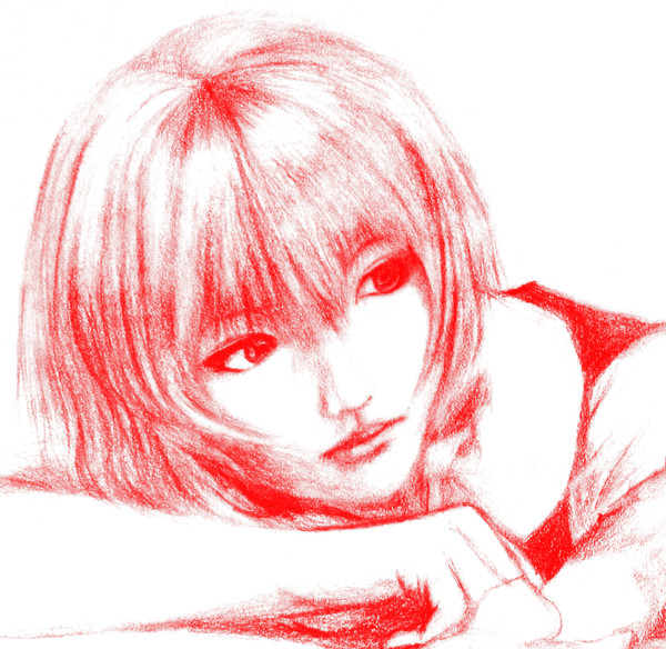 EVA cos 素描 头像