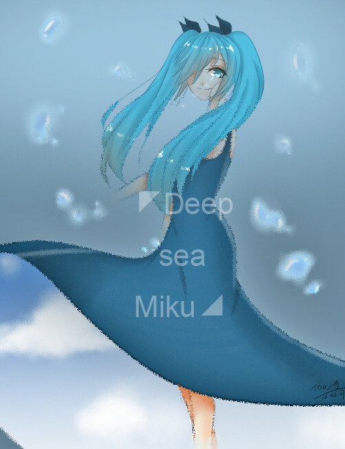 向往着天空的深海少女