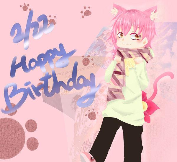 (中囯語)誕生日 賀圖