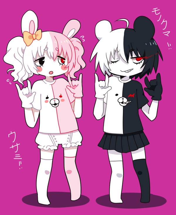 ウサミ  &  モノクマ