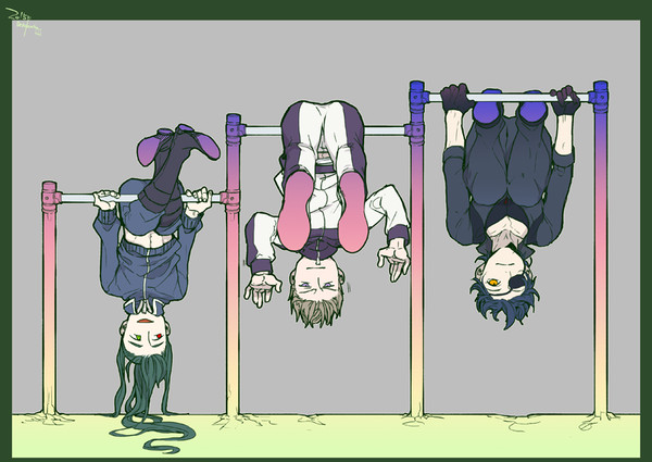 とうらぶ13 器物破損トリオ漫画つめ