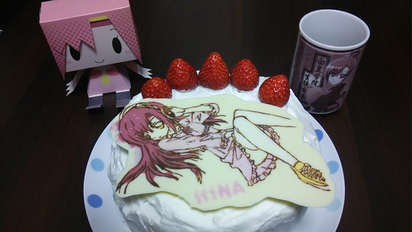 ヒナギク誕生日ケーキ