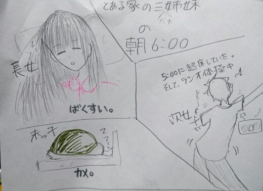 とある家の三姉妹。の朝