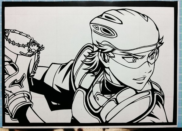 御幸一也切り絵