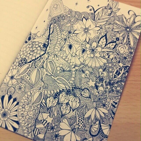 スケジュール帳に落書き