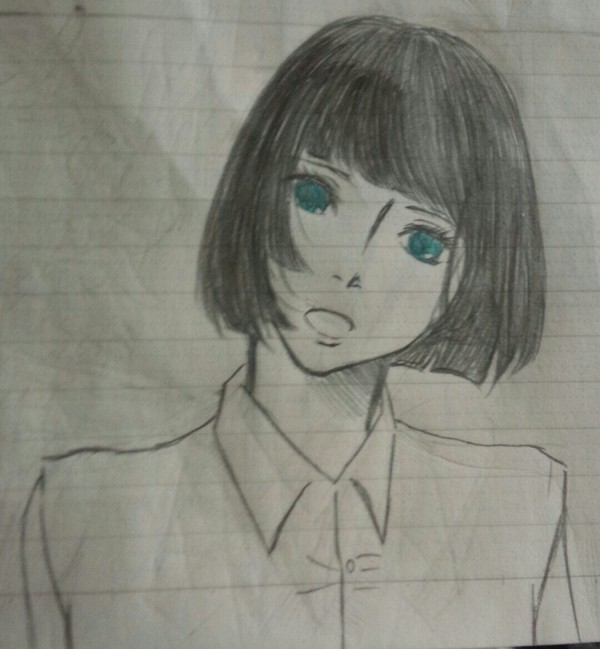 青い目の子