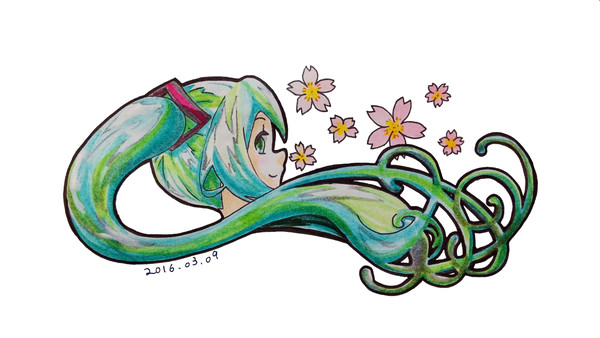 [手繪] 初音！