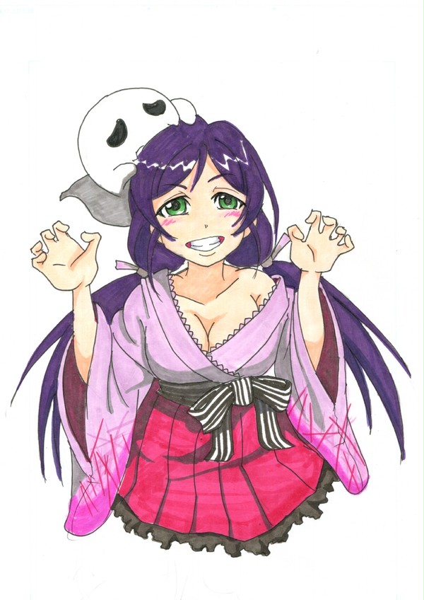 落書き　塗り練習。（ラブライブ