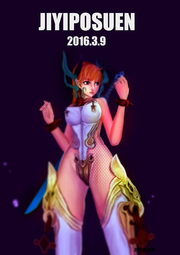 剑灵 游戏角色自画像