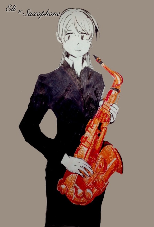 jazz μ's  絵里×サクソフォン