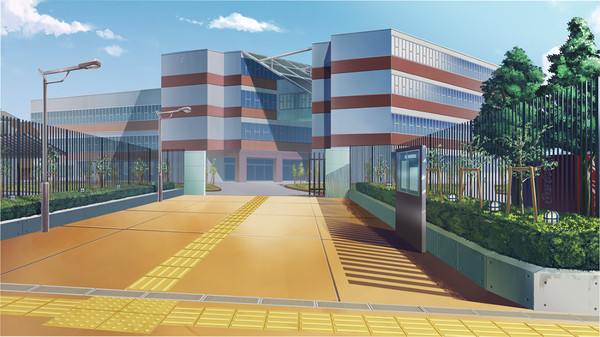 school gate