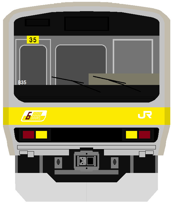 【鉄道正面画】E231系0番台