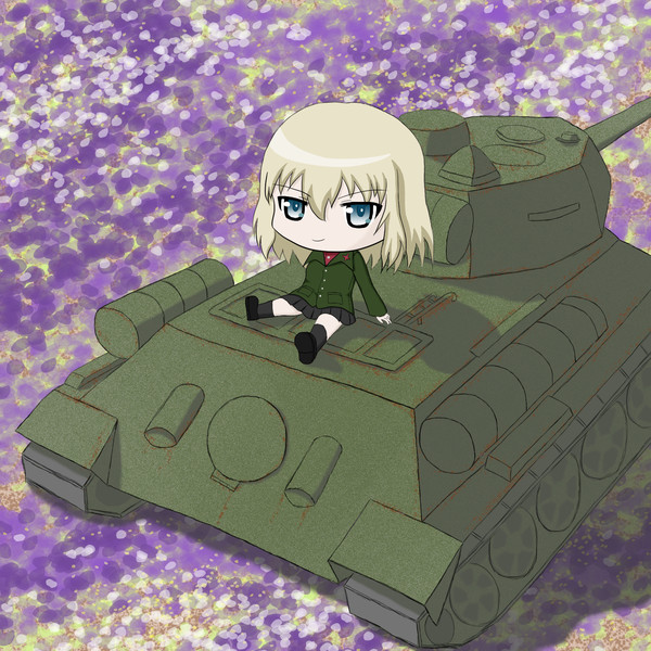 カチューシャとT-34とラベンダーと
