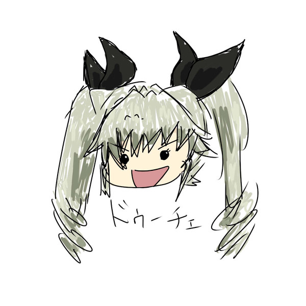 ドゥーチェ描きました。