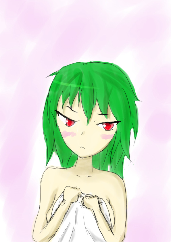幽香の服を奪う