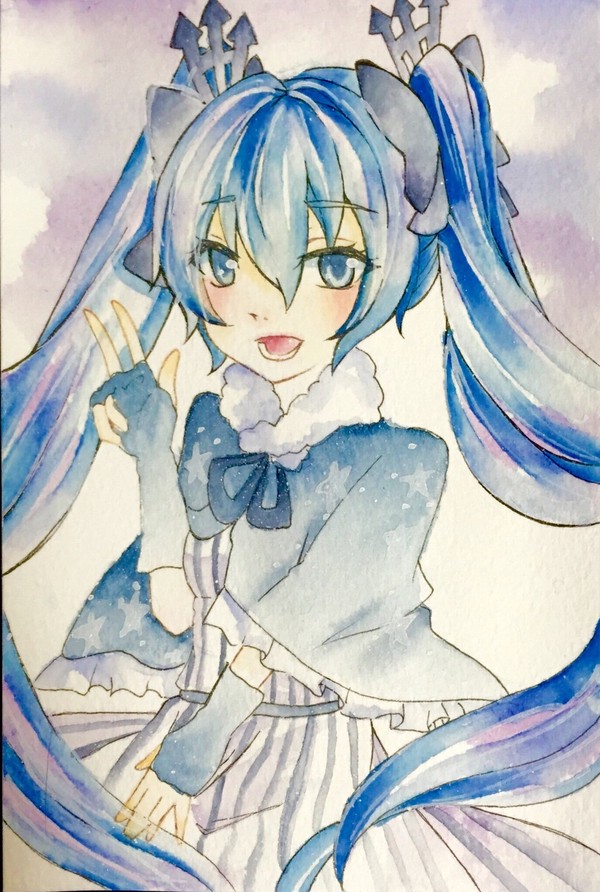 冬の夜ミク