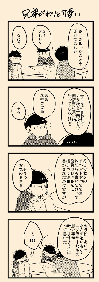 【腐向】6つ魂ペーパー四コマ