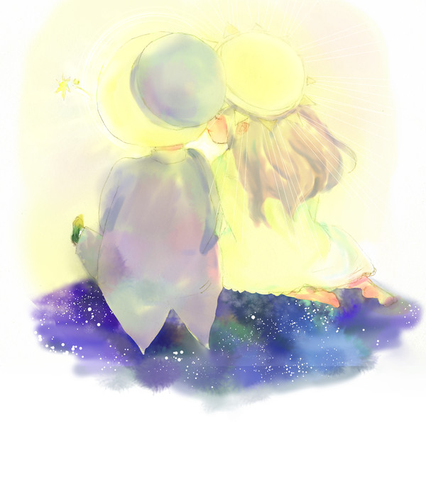 月と太陽