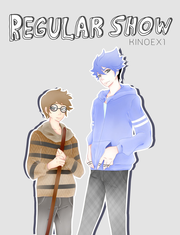 Mortecai and Rigby (Human form)