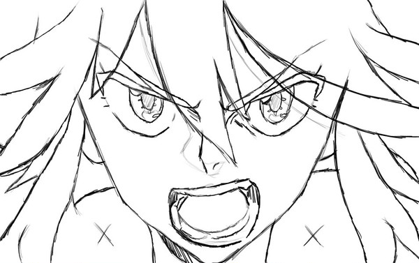 Kill la kill-缠流子 临摹练习