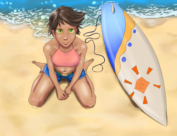 Surf girl