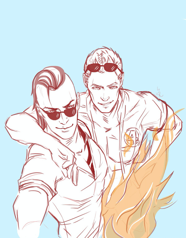 Daken and Johnny