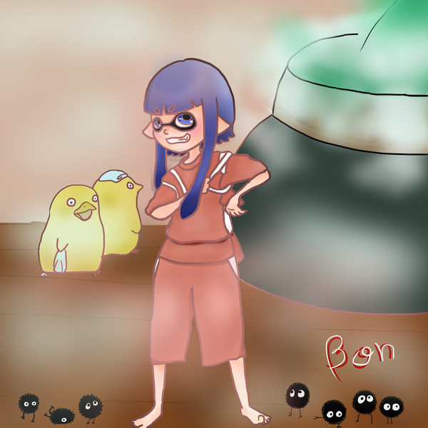 湯屋のイカちゃん