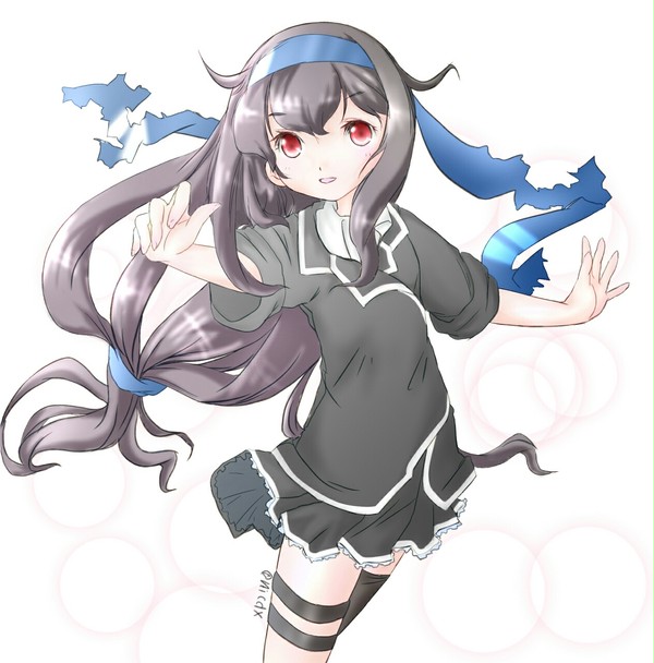 お絵描き試し初霜ふ。