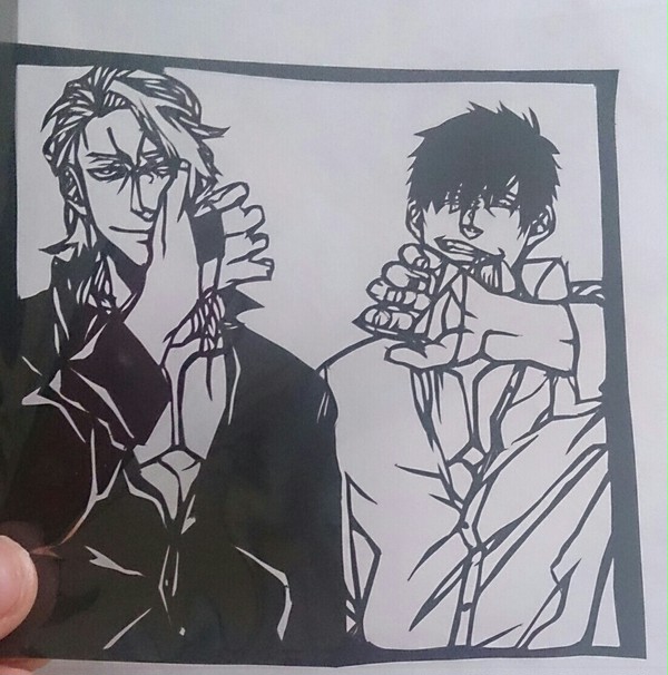 GANGSTA 切り絵