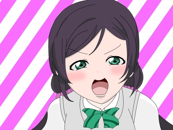 わしわし一歩前の東條希