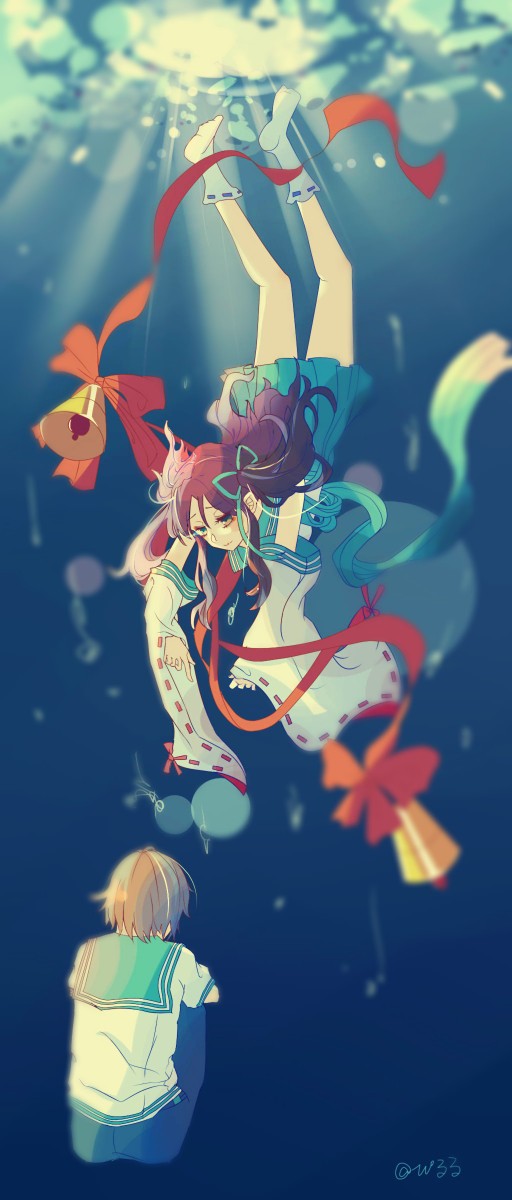 溺れる