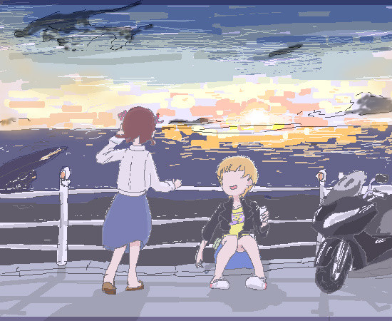 春のり誕生日絵