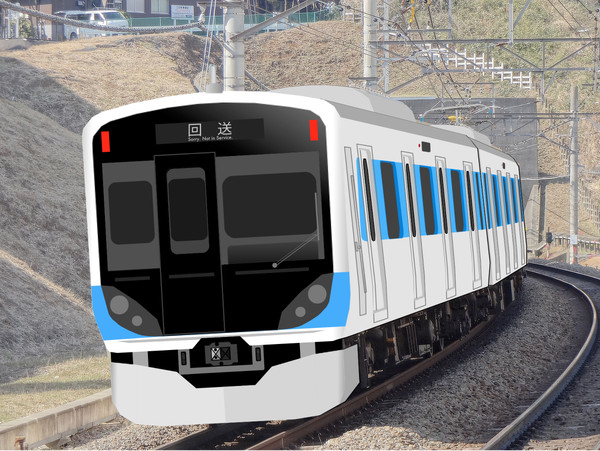 去っていく名四鉄道 2980系