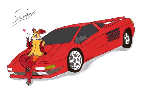 Serika Delphox + Cizeta V16T