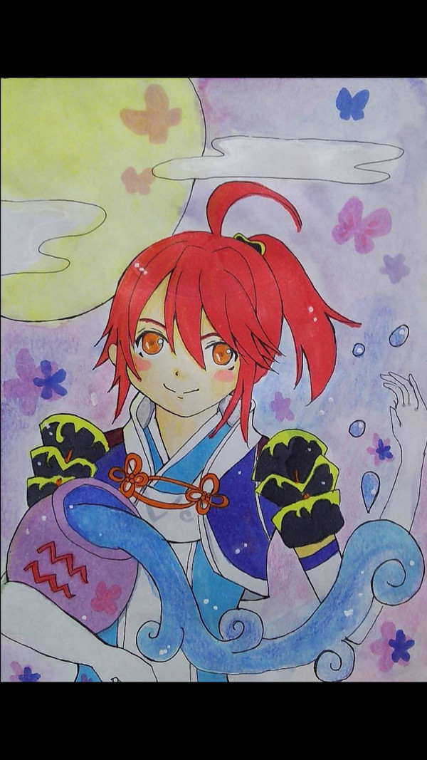 ツバキと月と星座と
