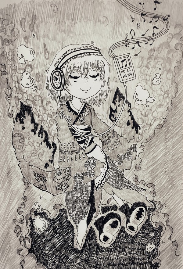 音楽聴いて沈む