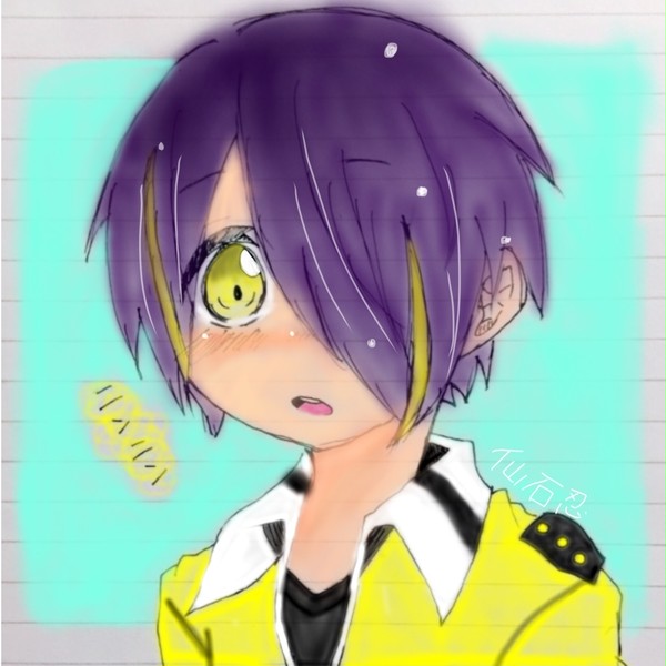 色をつけてみた忍くん！