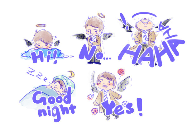 CASTIELのスタンプはLINEに現れたら…？