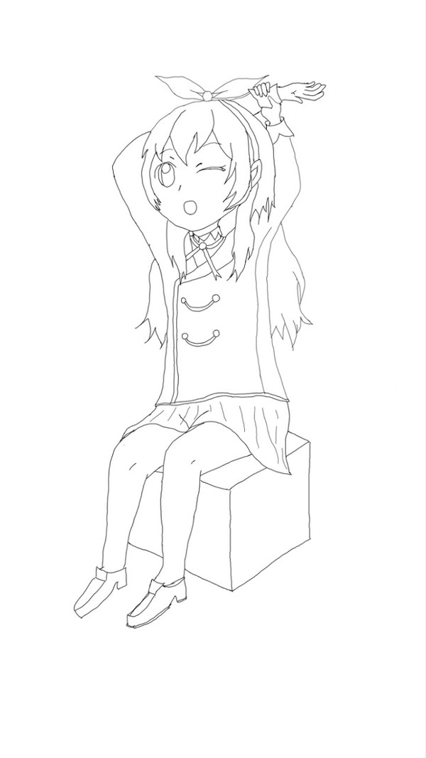 伸び～