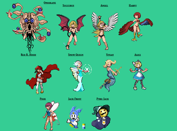Digital Devil Sprites v1