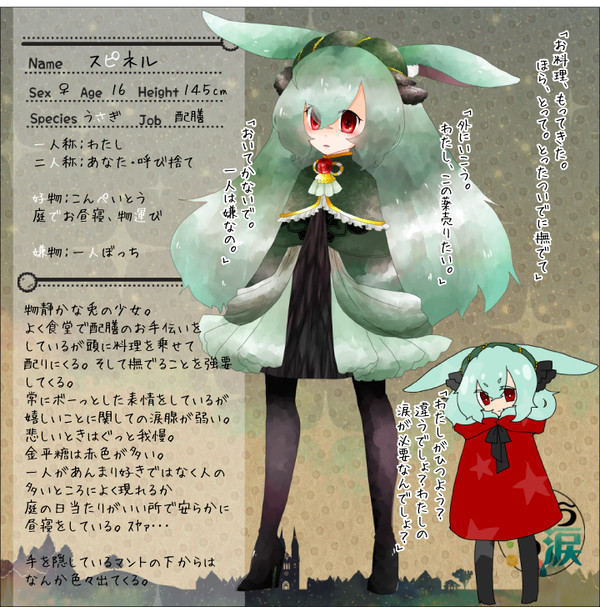 【うさ涙】スピネル【住民票】