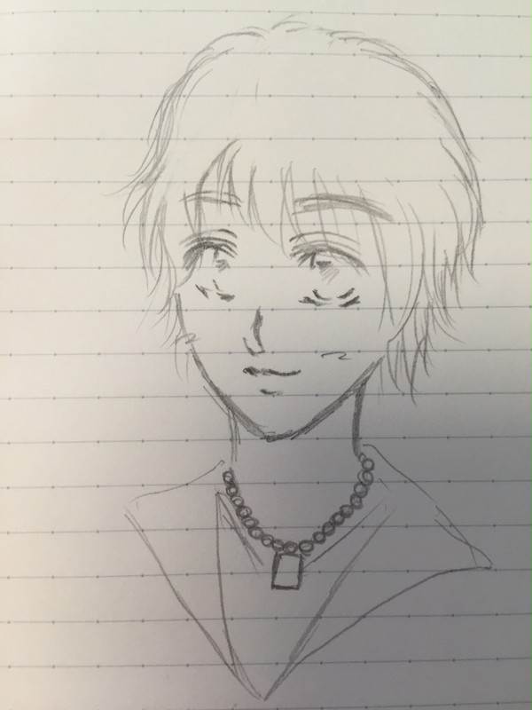 鉛筆描き