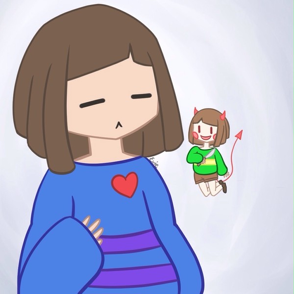 Frisk and Chara